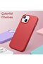 "5-in-1 iPhone 14 (6.1-Inch) Red Silicone Case - With 2 Screen Protectors & 2 Camera Lens Protectors - 6
