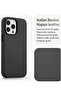(for iPhone 14 Pro Max) - European Nappa Leather Case - Smoothen and Soften Over Time - Compatible w - 3
