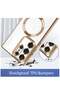 ELTERAZONE Magnetic Clear Case for Galaxy S23 Ultra Case,Compatible with MagSafe, Love Heart Design - 2