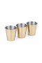 Stainless Steel Liquor Flask 4 Shot Glasses & Funnel Set 8 oz 240 ml Camping Pocket Flask – Gold Color - 6