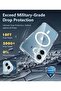 MagSafe Compatible Clear Magnetic Case for iPhone 16 with Tempered Glass Screen Protector and Camera - 4