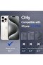 Magnetic Case for iPhone 15 Pro 6.1-Inch Compatible with MagSafe, Translucent Matte Back Slim Shockp - 2