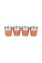 Leather Covered Stainless Steel Flask 4 Shot Glasses & Funnel Set 9 oz 270 ml Camping Pocket Flask - 5