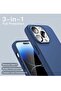 iPhone 14 Pro Max Cover, with 2 Pack Screen Protector + 2 Pack Camera Lens Protector, Liquid Silicon - 2