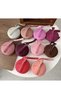 Lipstick Holder Bag Coin Purse Lip Glaze Organizer Storage Bag with Cute Toast Ribbon Design | Compa - 4