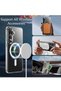 Samsung Galaxy S24 Clear Magnetic Case – Wireless Charging Compatible, Transparent Protective Cover - 4