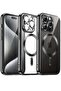 Electroplated Case for iPhone 15 Pro Max 6.7-Inch, Camera Lens Full Protection, Compatible with MagS