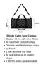 Patterned Women's Sports Bag - Fitness and Gym Sports Bag with Shoulder Strap - 2