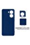 Xiaomi Poco X7 Pro 5G 2025 Premium Soft Liquid Silicone Case Cover – Navy Blue, Shockproof, Anti-Scr - 5