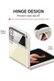 Case for Samsung Galaxy Z flip 4 5G 2022, Clear Slim Phone Case with Transparent Hard PC Back, Soft - 4