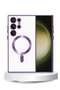 MagSafe Magnetic Wireless Charging Compatible Luxury Plating Case Cover With Camera Lens Protector F