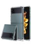 Compatible with Galaxy Z Flip 4 Case,Anti Yellow- Ultra-thin Slim Fit Four Corner Airbags Protection