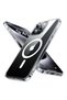 Case Compatible with iPhone 15 Pro Max Magsafe Clear Cover Magnetic Wireless Charging Support, Shock