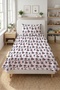 Superhero Patterned Baby Pique Set - Comic Book Themed Nordic Gray Turquoise Bedspread - 4