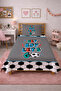Football Bulk Youth Single Pike Set-Energetic Sports Themed Modern Turquoise Decorative Bedspread - 5