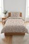 Geometric Rainbow Patterned Children's Pique Set-Minimal Youth Room Nordic Mink Beige Bedspread - 5