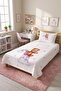 Starry Teddy Bear Rainbow Cloudy Teen Pique Set-Cute Modern Powder Blue Decorative Bedspread - 2