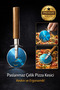 Stainless Steel Pizza Cutter Rotating Blade Wooden Handle Pizza Roulette Dough Cutter - 2