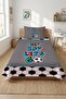 Football Bulk Youth Single Pike Set-Energetic Sports Themed Modern Turquoise Decorative Bedspread - 7