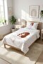 Baby Pique Set with Polka Dot Ballerina Figure - Elegant Dancer Modern Powder White Quilted Bedspread - 3