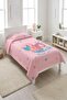 Mermaid Coral Star Single Pique Set-Fairy Tale Themed Scandinavian Turquoise Bedspread - 4