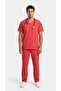 Pomegranate Flower Premium Scrubs Set - Nurse Doctor Uniform High-Quality Fabric - 6
