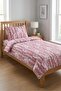 Floral Geometric Powder Youthful Pique Set-Romantic Modern Theme Dusty Rose Cream Quilted Bedspread - 7