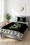 Football Bulk Teen Room Single Pike Set-Sportsman Modern Black Green Decorative Bedspread - 3