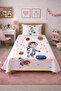 Space Astronaut Planet Starry Teen Pique Set-Galaxy Theme Modern White Blue Quilted Bedspread - 7