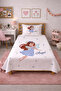 Fairy Winged Tale Teen Pique Set-Dream Themed Scandinavian White Blue Quilted Bedspread - 5