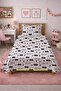Superhero Masked Young Single Person Pique Set-Adventure Inspired Modern Gray Decorative Bedspread - 7