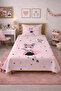 Super Hero Girl Star Patterned Children's Pique Set - Masked Energetic Modern Powder Black Bedspread - 6