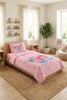 Mermaid Coral Star Single Pique Set-Fairy Tale Themed Scandinavian Turquoise Bedspread - 3