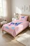Fairy Cloudy Tale Baby Pique Set - Dream Themed Nordic Powder Blue Quilted Bedspread