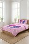 Butterfly Fairy Floral Pink Baby Pique Set - Fairy Tale Themed Modern Lilac Fuchsia Quilted Bedspread