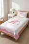 Moon Star Cloud Patterned Baby Pique Set-Dream Themed Nordic Powder Ecru Quilted Bedspread - 5