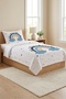 Rainbow Cloud Heart Baby Pique Set-Pastel Fairy Tale Nordic Blue Coral Decorative Bedspread - 6