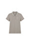 Women’s Slim Pique Polo with 3D Lion Embroidery