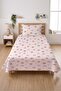 Rainbow Planet Sun Patterned Teenager Pique Set - Space Themed Nordic Powder Quilted Bedspread - 7
