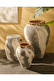 Rustic Ceramic Decorative Cube m 40 cm Vase
