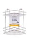 Corner Bathroom Shelf with 2 Compartments