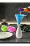 Foldable Silicone Kitchen Funnel – Space-Saving Ergonomic Design