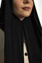 Ready-To-Wear Practical Snap-On Shawl Sandy - Snap-On Hijab Women's Shawl Black - 7