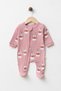 Baby 100% Cotton Milk&Cookies 3-Piece Booties Jumpsuit Newborn Hospital Release Baby Clothes 0-3 Months - 2