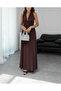 Halter Neck Slit Dress - 5