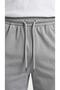 Men's Gray Color Shorts with Zipper Pocket Detail, Back Pleats, Breathable Patterned Fabric - 6