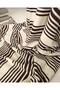 Knitted Fabric in Ecru and Burgundy Colors 140X200Cm - 7