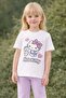 100% Cotton Quality Printed Short Sleeve T-Shirt & Long Leggings Two-Piece Girls' Summer Set - 6