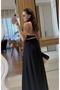 Halter Neck Slit Dress - 6