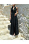 Halter Neck Slit Dress - 4
